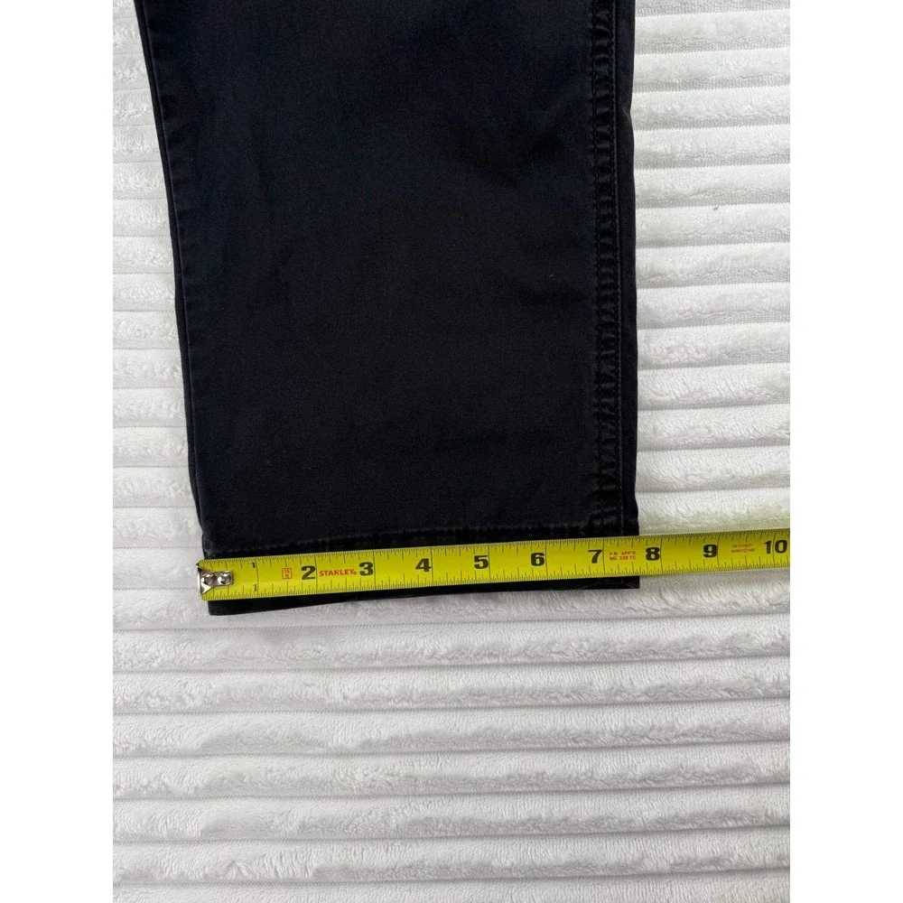 Banana Republic Mens 38x34 Tapered Surplus Cargo Pants Black Stretch